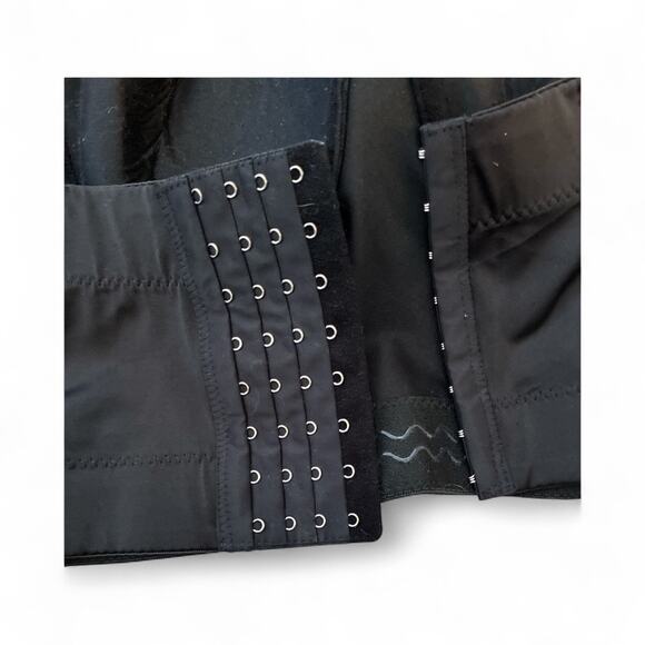 Lydia USA Women’s Velour Corset with Back Hook and Loop Closure in Green Size L - Picture 6 of 6